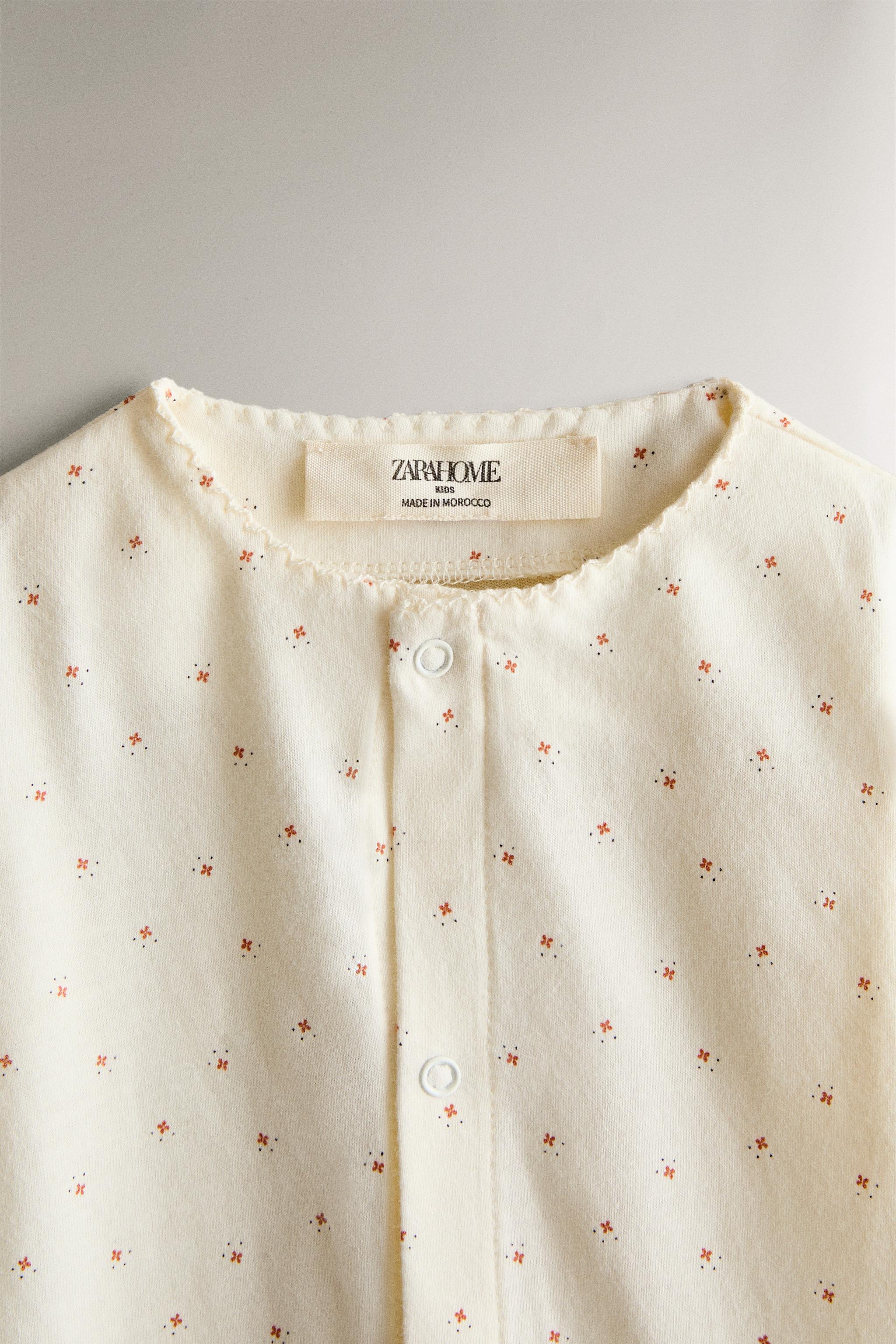 COMBINAISON BÉBÉ FLEUR